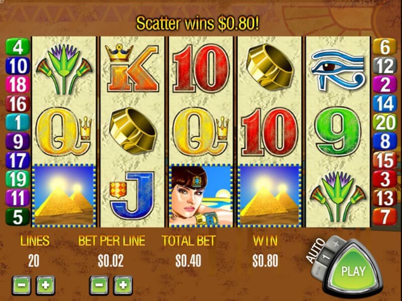 Queen of the Nile Slot Machine Review